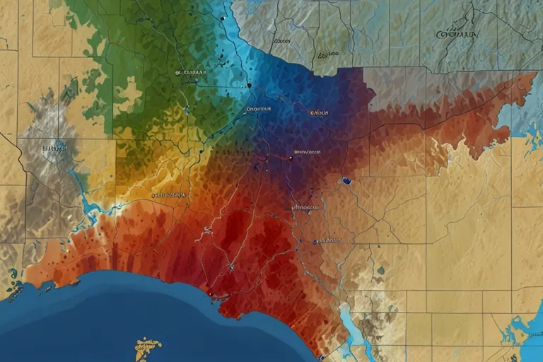 Map of Sacramento area showing hard water concentration levels with higher levels north of American River