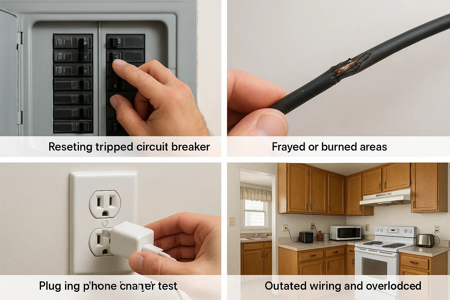 Appliance not powering on Sacramento – check circuit breaker, inspect power cord, test outlet, watch for old wiring issues