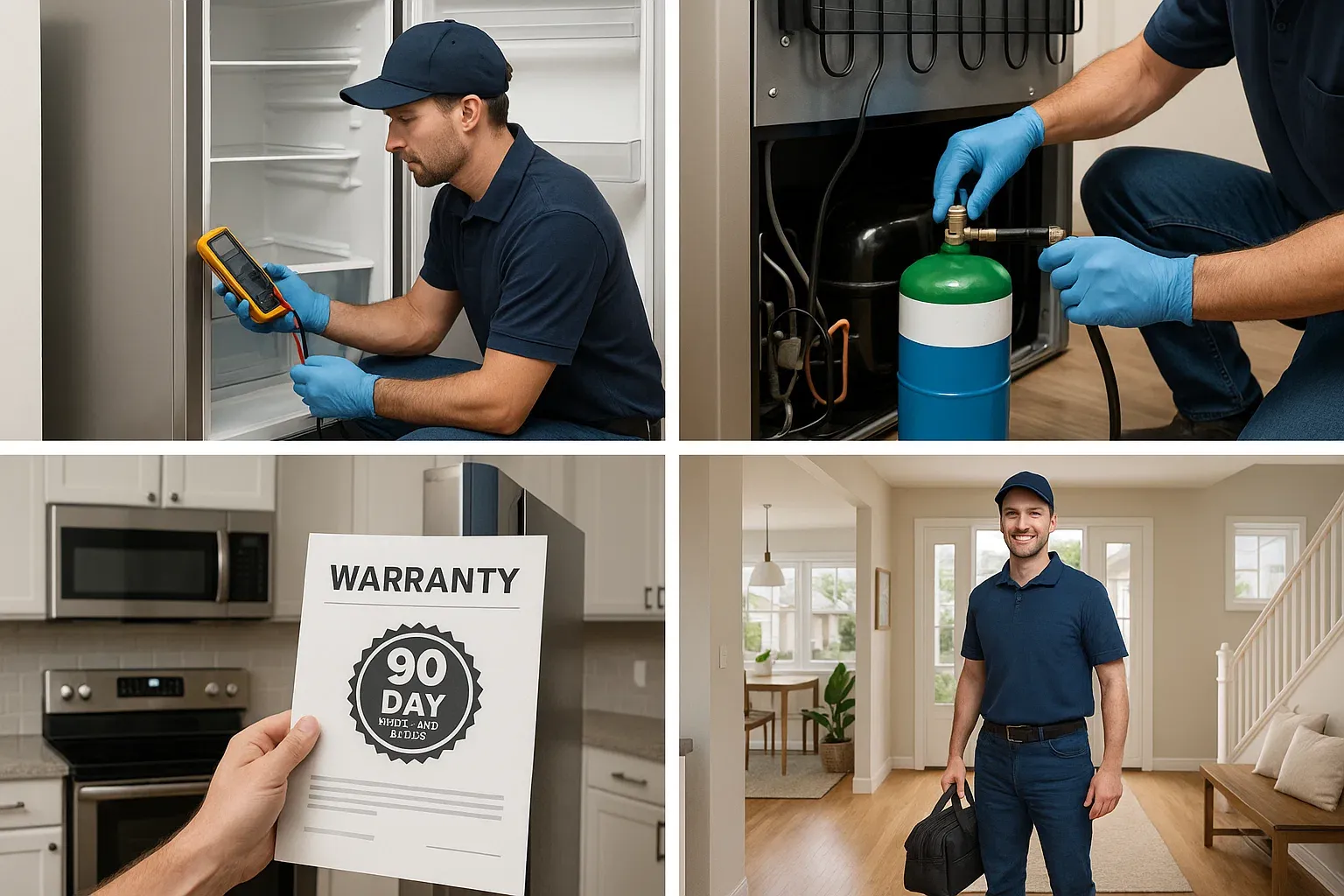 Benefits of professional appliance repair Sacramento – accurate diagnosis, safe refrigerant handling, warranty, same-day service