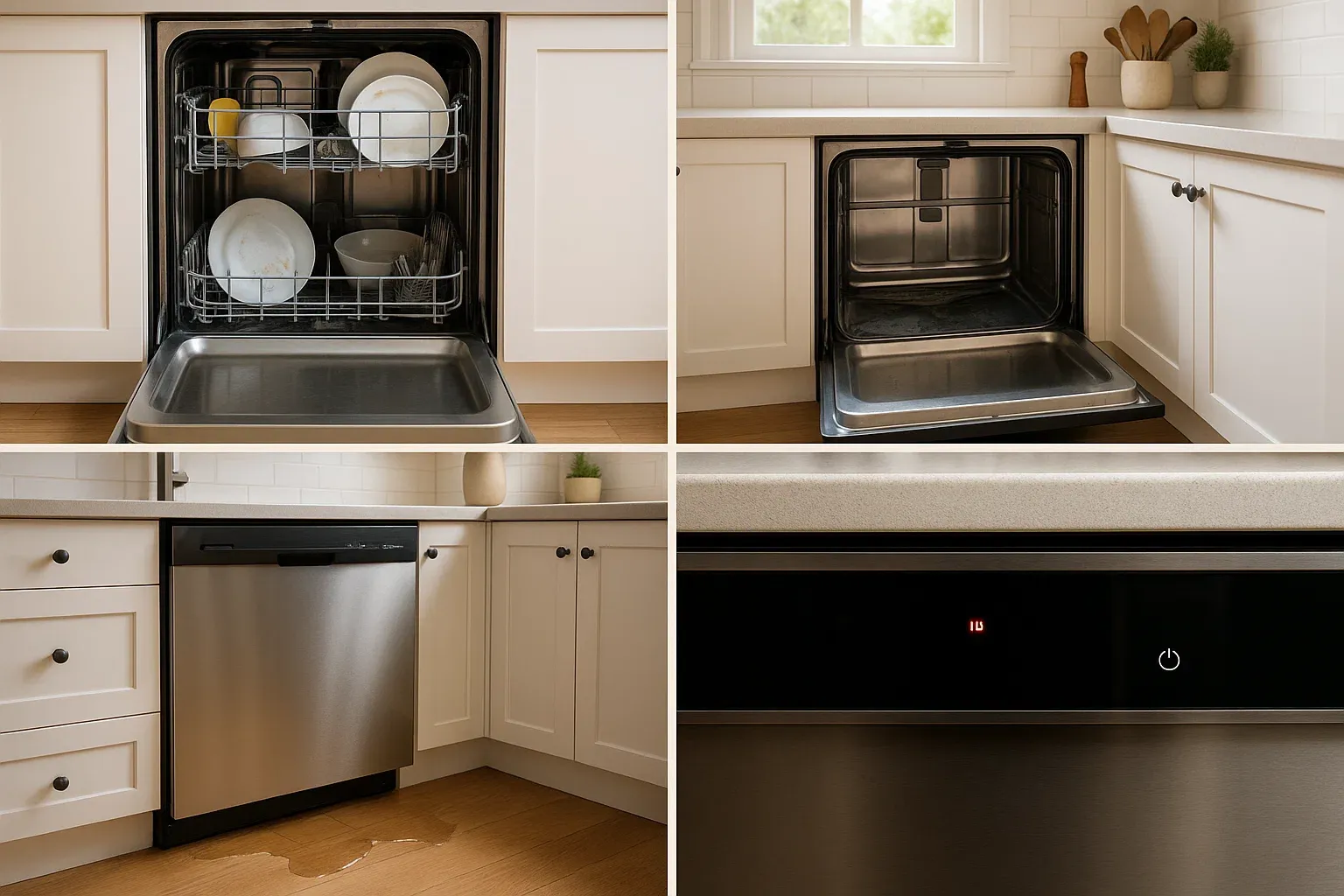 Common GE dishwasher problems Sacramento – poor cleaning, not draining, leaking water, error codes
