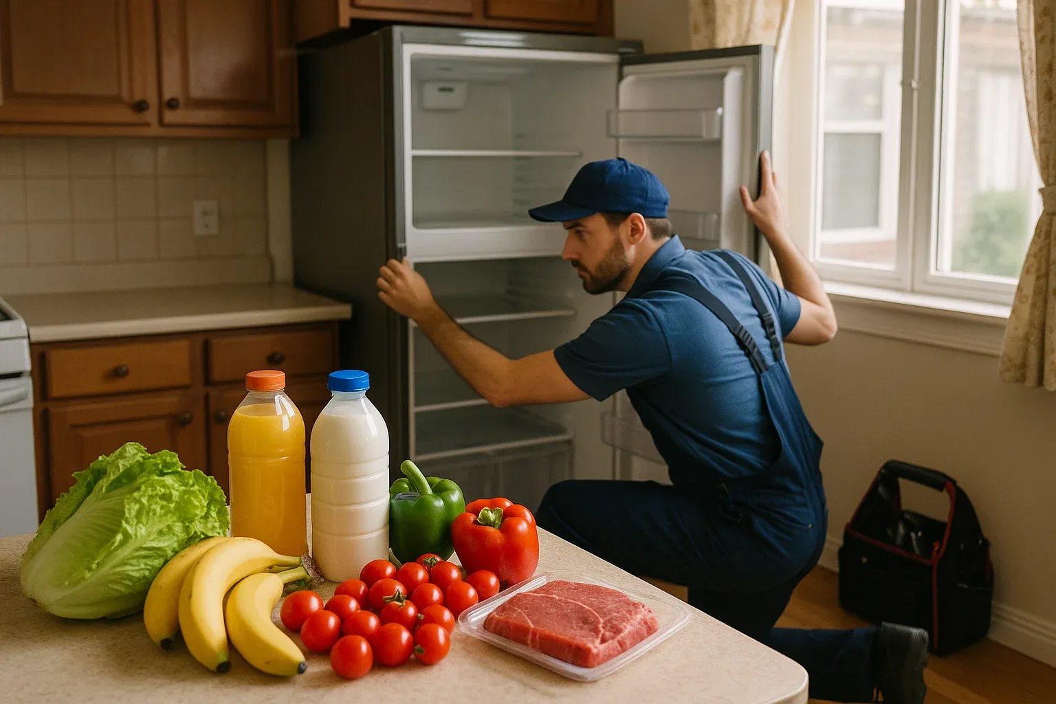 Quick refrigerator repair in Elk Grove to prevent food spoilage and save grocery costs.