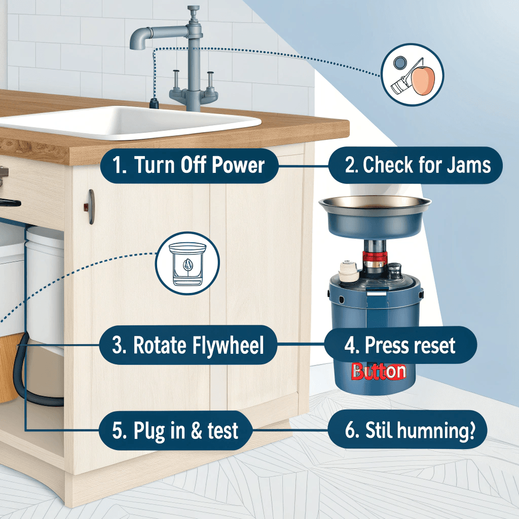 How to Troubleshoot a Humming Garbage Disposal (Step-by-Step)