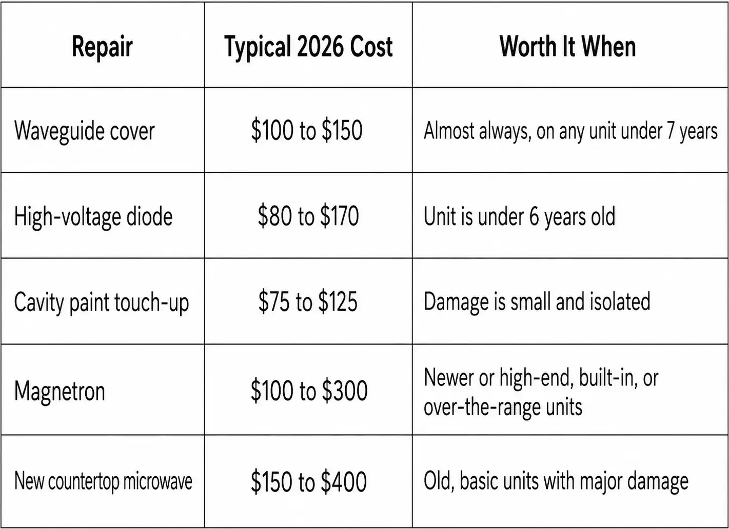 microwave-sparking-repair-cost-table-2026..