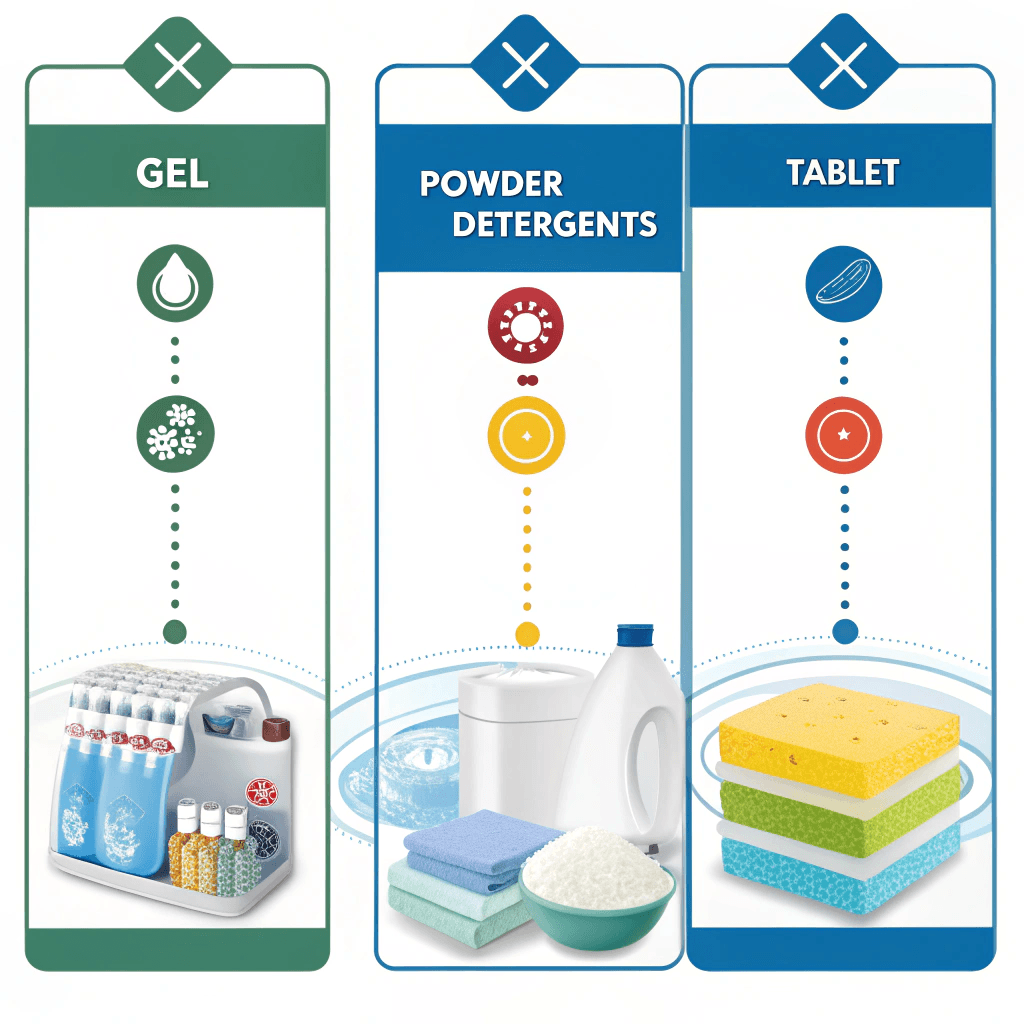 ✅ Types of Dishwasher Detergents   Drag